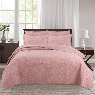 Flower Embroidered Duvet Cover
