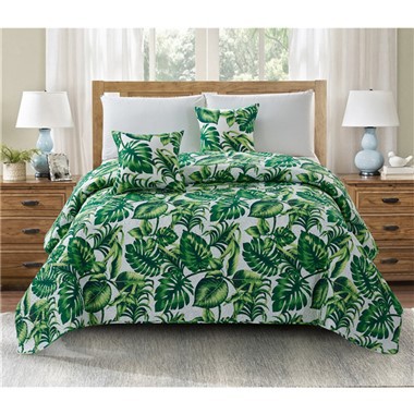 Leaf Print Quilt