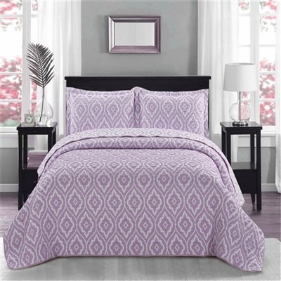 Purple Jacquard Duvet Cover